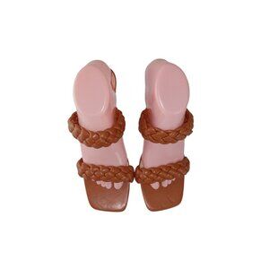 Pierre Dumas Ariana 4 Womens Mule Sandal Braided Strap Open Toe Size 8.5